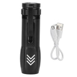 Small Super Bright Flashlight USB Rechargeable Torch Waterproof Adjustable Flashlight In Australia - Darrahopens