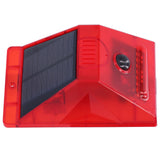 Solar Alarm Lamp 129db Motion Sensor Animal Repeller with Remote Control for Farm Orchard