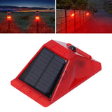 Solar Alarm Lamp 129db Motion Sensor Animal Repeller with Remote Control for Farm Orchard