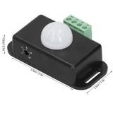2Pcs Infrared Sensor Human Body Motion Detect Wardrobe LED Light Switch Module 12‑24V