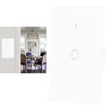 Wifi Smart LED Light Switch Touch Panel 1-Way APP Remote Voice Control for Amazon Alexa AC95-250VWhite Cover