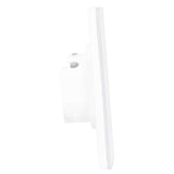 Wifi Smart LED Light Switch Touch Panel 1-Way APP Remote Voice Control for Amazon Alexa AC95-250VWhite Cover