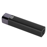 Mini Flashlight Strong Light USB Input Output Phone Charging LED MultiFunction Lamp(Black )