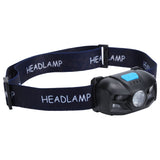 Outdoor USB Rechargeable LED Fishing Headlamp Finger Sensing Waterproof Headlight In Australia - Darrahopens
