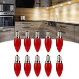 10Pcs Mini E12 LED Light Bulb 1.5W AC110V for Home Chandelier Ceiling Light Wall Lamp