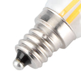 10Pcs E12 Long Filament Small LED Light Bulbs Dimmable Lamp 1.5W AC110V for Home Lighting