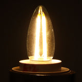 10Pcs E12 Long Filament Small LED Light Bulbs Dimmable Lamp 1.5W AC110V for Home Lighting