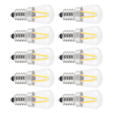 E14 Short Filament Bulbs 1.5W AC110V Bulb Chandelier Ceiling Lamp Accessory Warm White