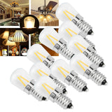 E14 Short Filament Bulbs 1.5W AC110V Bulb Chandelier Ceiling Lamp Accessory Warm White