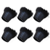 6Pcs Feather Cloth Lampshade Blue Hotel Chandelier Wall Lamp Decoration Protective Cover