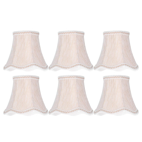 6Pcs European Style Lampshade Cloth Lamp Shade Chandelier Wall Light Cloth Cover for Lighting In Australia - Darrahopens