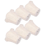 6Pcs European Style Lampshade Cloth Lamp Shade Chandelier Wall Light Cloth Cover for Lighting