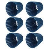 6PCS Modern Simple Lampshade Cloth Lampshade for Crystal Clip On Chandelier Wall Lamp Blue In Australia - Darrahopens