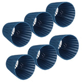 6PCS Modern Simple Lampshade Cloth Lampshade for Crystal Clip On Chandelier Wall Lamp Blue In Australia - Darrahopens