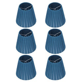6PCS Modern Simple Lampshade Cloth Lampshade for Crystal Clip On Chandelier Wall Lamp Blue In Australia - Darrahopens