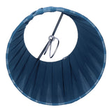 6PCS Modern Simple Lampshade Cloth Lampshade for Crystal Clip On Chandelier Wall Lamp Blue