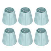 6Pcs Fabric Lampshade Chandelier Shade Wall Light Cover Clamp Mount for Small A B C F P Bulb In Australia - Darrahopens