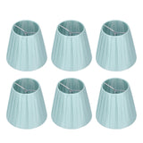 6Pcs Fabric Lampshade Chandelier Shade Wall Light Cover Clamp Mount for Small A B C F P Bulb In Australia - Darrahopens