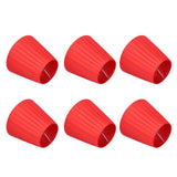 6Pcs Lampshade Modern Fabric Table Lamp Cover for Crystal Chandelier Wall Light Red