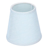 6pcs Sky Blue Cloth Lampshade Wall Lamp Cover Shades Modern Simple Decoration for E14 Screw Chandelier