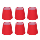 6Pcs Lampshade Modern Simple Cloth Art Inner Film Pendant Wall Light Shade Cover for Lamps E14 In Australia - Darrahopens