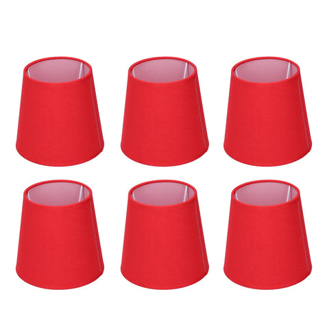 6Pcs Lampshade Modern Simple Cloth Art Inner Film Pendant Wall Light Shade Cover for Lamps E14 In Australia - Darrahopens