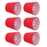 6Pcs Lampshade Modern Simple Cloth Art Inner Film Pendant Wall Light Shade Cover for Lamps E14 In Australia - Darrahopens