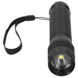 Bright P8 LED Flashlight Rotating Zoomable Torch Lamp IPX5 Waterproof for Outdoor Camping Hiking Emergency