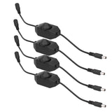4Pcs 12V LED Brightness Dimmer Lamp Stepless Dimming Knob Controller Accessory Black In Australia - Darrahopens