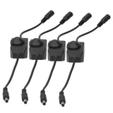 4Pcs 12V LED Brightness Dimmer Lamp Stepless Dimming Knob Controller Accessory Black In Australia - Darrahopens