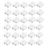 100pcs CH‑2 Connectors for LED Ceiling Light Flame Retardant 2 Port Press Terminal