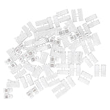 100pcs CH‑2 Connectors for LED Ceiling Light Flame Retardant 2 Port Press Terminal