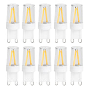 10Pcs G9 Base LED Light Bulbs 1.5W AC110V Bi‑Pin Bulb for Chandelier Ceiling Light Wall Lamp In Australia - Darrahopens