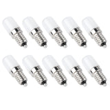 10Pcs 1.5W E14 Lamp Bulb Warm White Light Bulb for Chandelier Wall Lamp Home Lighting AC 110V