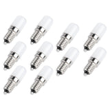 10Pcs 1.5W E14 Lamp Bulb Warm White Light Bulb for Chandelier Wall Lamp Home Lighting AC 110V