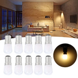 10Pcs 1.5W B15 LED Bulb Chandelier Ceiling Wall Lamp Warm White Light Bulb Lamp Accessories