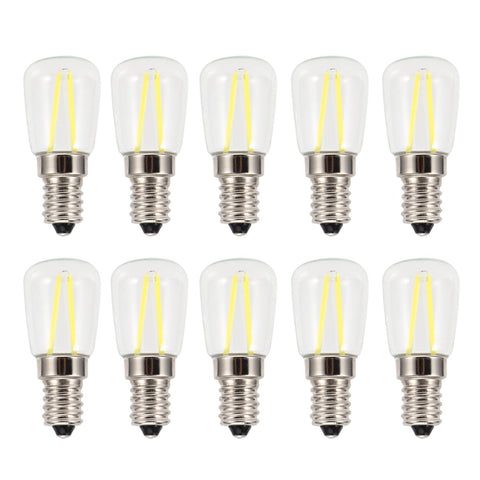 10PCS Mini Dimmable E14 LED Light Bulb 1.5W AC 110V for Chandelier Wall Lamp Home Lighting
