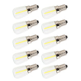 10PCS Mini Dimmable E14 LED Light Bulb 1.5W AC 110V for Chandelier Wall Lamp Home Lighting