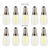 10PCS Mini Dimmable E14 LED Light Bulb 1.5W AC 110V for Chandelier Wall Lamp Home Lighting