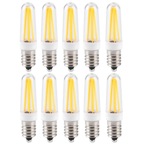 10Pcs 3W Small Bulb E14 Base Warm White Home Lighting Bulb for Chandelier Ceiling Light In Australia - Darrahopens