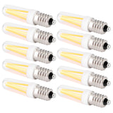 10Pcs 3W Small Bulb E14 Base Warm White Home Lighting Bulb for Chandelier Ceiling Light In Australia - Darrahopens