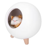 LED Night Light USB Charging Cute Pet House Touch Dimming Kid Baby Bedside Decoration Gift Lamp