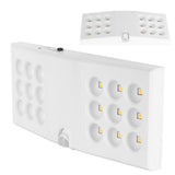 LED Motion Sensor Light USB Infrared Scanning PIR Night Lamp for Wardrobe Cabinet Warm White