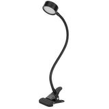 USB Desk Lamp 360° Angle Adjustable Clip On Gooseneck Reading Light for Office Bedroom