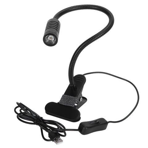 Student Reading Clipon Light 360° Flexible Neck Lamp USB Power Supply Clamp Light In Australia - Darrahopens