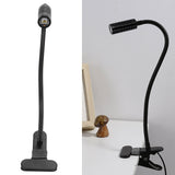Student Reading Clipon Light 360° Flexible Neck Lamp USB Power Supply Clamp Light