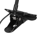 Student Reading Clipon Light 360° Flexible Neck Lamp USB Power Supply Clamp Light