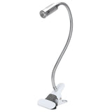 USB Powered ClipOn Desk Lamp Home LED Reading Flexible Table Lamp Silver Warm Light In Australia - Darrahopens