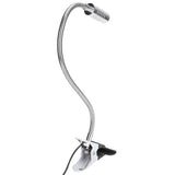 USB Powered ClipOn Desk Lamp Home LED Reading Flexible Table Lamp Silver Warm Light In Australia - Darrahopens