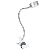 Clamp Light USB Warm Cold Color Temperature 360 Degrees Adjustable Gooseneck Light (Silver) In Australia - Darrahopens